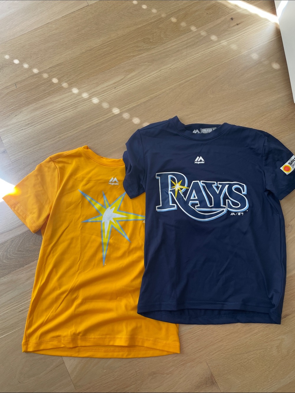 Majestic Kids Tampa Bay Rays Tee - Navy & Gold